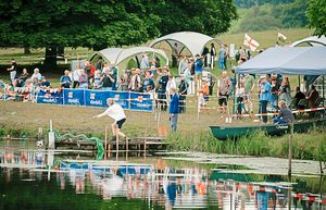 Stone Skimming Championships at Walcot Hall