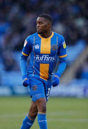Fejiri Okenabirhie of Shrewsbury Town. (AMA)