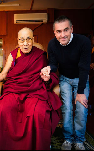 Julian Bound meets the Dalai Lama