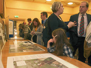 Supporting image for story: Public see plans for homes near Oswestry's Iron Age hillfort