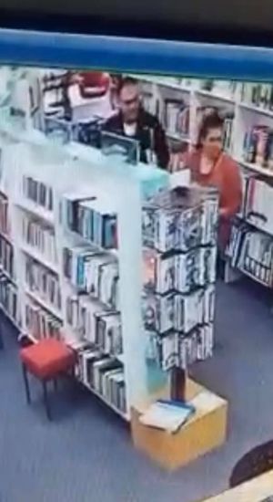 The pair in the library