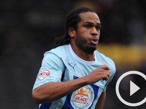 Supporting image for story: Video: Aston Villa loanee Nathan Delfouneso picks out the top corner in Coventry training