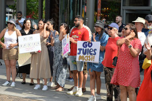 Supporters in the crowd at Southwater 
