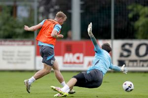 New boy Aune Heggebo in action at West Brom's pre-season training camp in Austria(Photo by Adam Fradgley/West Bromwich Albion FC via Getty Images)