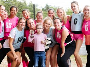 Supporting image for story: Dozens of netballers turn out to charity tournament to support poorly Telford girl Dulcie
