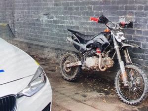 Supporting image for story: Motorcycle seized by Dudley police op tackling vehicle crime