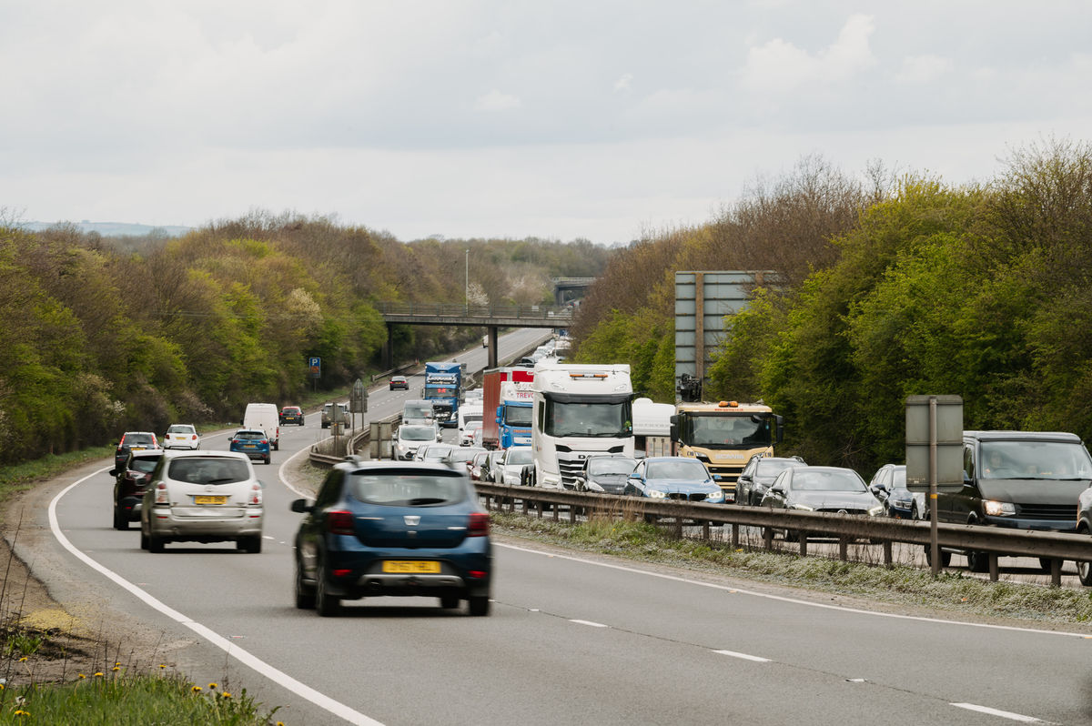 Severe delays and four miles of queues on A5 near Shrewsbury amid reports of broken-down lorry