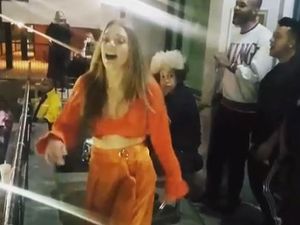 Supporting image for story: Bewdley's Becky Hill sings outside Manchester Academy after burst pipe cancels gig -WATCH