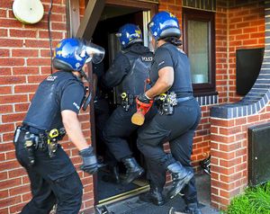 Police swoop on suspected drug dealers in Chester Street , Whitmore Reans