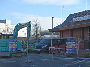 Supporting image for story: New photos show work under way to overhaul and expand one of Black Country’s busiest McDonald's
