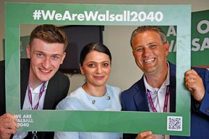 While the event approached a serious topic, there was also plenty of fun to be had. Pictured: Harry Carter, Parveen Sangha and Richard Upton from the partnership and engagement team
