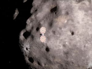 Supporting image for story: Nasa’s Lucy spacecraft swoops past first of 10 asteroids on journey to Jupiter
