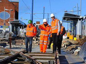 Supporting image for story: £4.5m work on Wolverhampton Metro to overrun - as transport bosses admit 'no date set' for completion