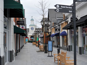Supporting image for story: Councillors tour new shopping outlet in Cannock