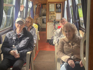 Supporting image for story: Sedgley Court Care Home Residents Enjoy Scenic Narrowboat Trip on the South Staffordshire Canal
