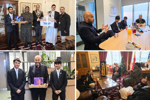 Pupils took time to recognise the contributions of local leaders and community figures. 