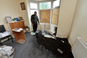 Chaudhry Ahmed inside the house