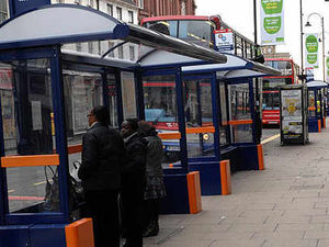 Supporting image for story: Bus users get help at temporary stops