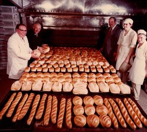 Sidoli's bakery team at Bellstone building