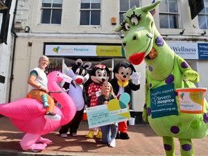 Supporting image for story: Watch: This is why a green dragon with big red lips was in Bridgnorth and why it was so important