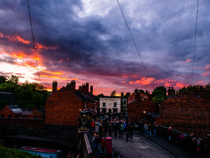 Supporting image for story: Even the sky joins in Black Country Living Museum's Red By Night event - with pictures and video