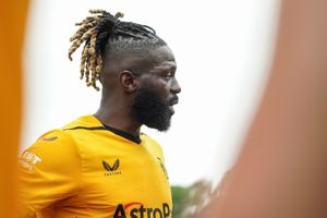 Bakary Sako in action for Wolves in USA over-35s tournament - must credit Wolves
