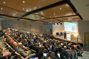 The packed auditorium at Wolverhampton Science & Business Park