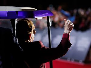 Supporting image for story: Elton John sheds a tear after world premiere of intimate documentary