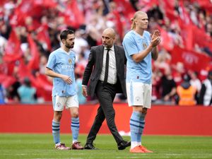 Supporting image for story: Pep Guardiola insists Man City ‘hungover’ comment after Tottenham loss was joke