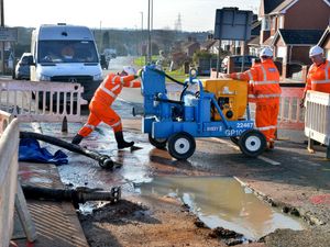 Supporting image for story: Dudley road to be closed for six days after water main bursts