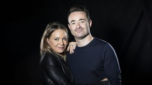 Joe McFadden and Rita Simons