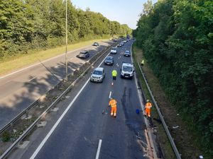 Supporting image for story: Air ambulance lands in Telford after multi-vehicle crash on major A-road - motorists experiencing 'severe' delays