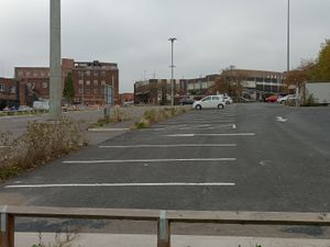 Supporting image for story: Barely a car in sight - Dudley's car parks on a Saturday, a year after charges were introduced