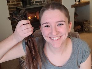 Supporting image for story: Maddy braves the shave for children's department