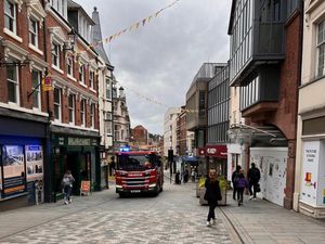 Supporting image for story: Shrewsbury town centre health shop incident a false alarm after a fire crew spotted