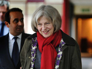 Theresa May visited the Express & Star offices in Wolverhampton last year