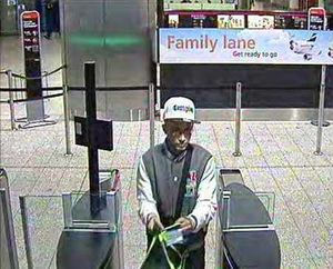 Ahmed at the airport