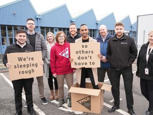 Supporting image for story: Kind hearted employees of Wolverhampton company will brave the cold next month to help charity appeal