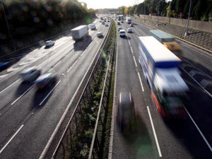 Supporting image for story: Man in hospital with potentially serious injuries after car and lorry crash on M6