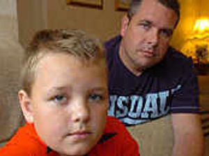 Supporting image for story: Terror as dog drags Ryan from tree