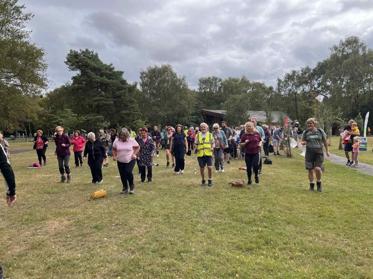 Hikers gather at Cannock Chase for annual fundraiser