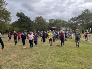 Supporting image for story: Hikers gather at Cannock Chase for annual fundraiser