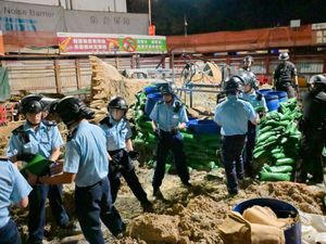 Supporting image for story: Thousands evacuated in Hong Kong after Second World War bomb discovered
