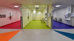 Inside the children's ward at the new hospital