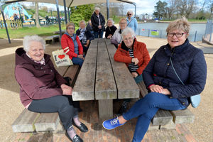 The ladies of the aqua hardcore fitness group at Nuffield Health in Telford