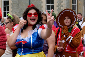 Chloe Lewis enjoying the parade. Image by Andy Compton