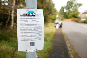 Residents near Crowmeole Lane in Shrewsbury who are furious after a 20m 5G mast was approved ignoring their suggestion of a different site..