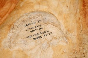 Joffrey Watson, aka The Chainsaw Bloke, created the intricate artwork