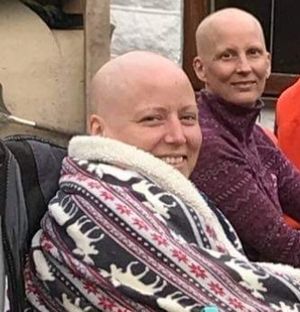 Verity with her sister Maxine