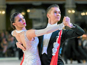 Supporting image for story: Young Shropshire dancers AJ and Chloe aim for ballroom glory
